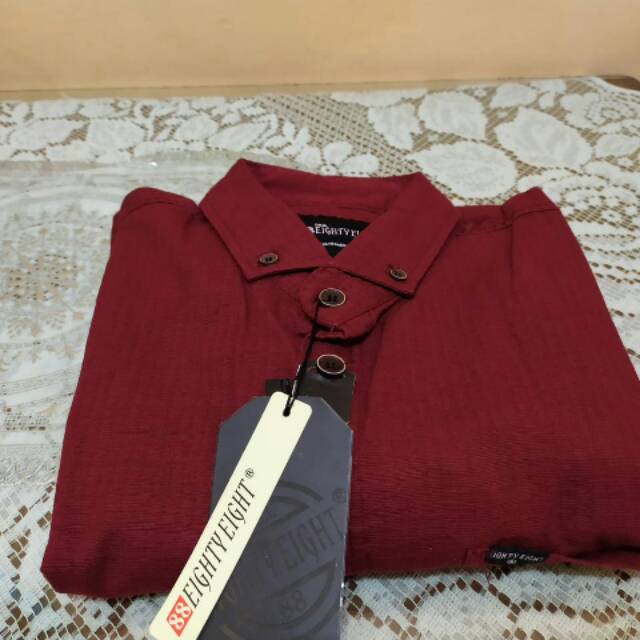 Kemeja polos brill eighty eight