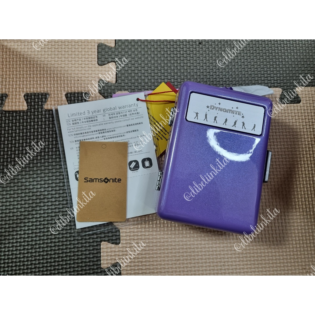 SAMSONITE RED X BTS SMALL BAG READY STOCK