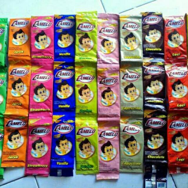 

Refill Es Camelo isi 120 sachet boleh dicampur brp varian rasa