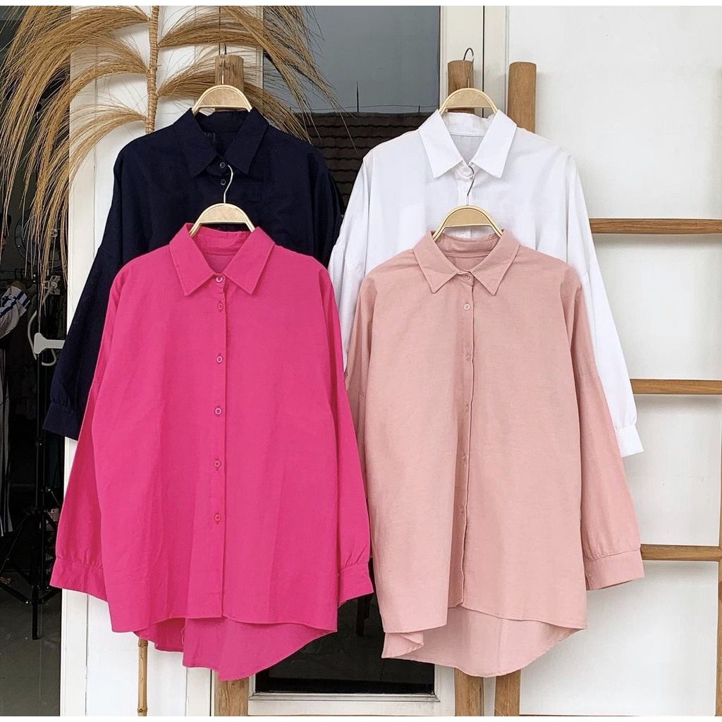 BEFAST - ZFS OOTD Wanita Tunik AFINA / GELINDA PUFF BACK TUNIK / Pakaian Tunik Perempuan / Tunik Kekiniaan Remaja Wanita / Tunik Jumbo Lengan Panjang / OOTD Ala Wanita Remaja Hijab / Fashion Wanita Modis / Terlaris / Tunik Warna Fuschia