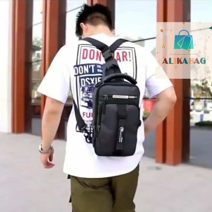 ALIKA BAG - Tas Selempang Pria Tas Punggung Multifungsi Fashion Casual