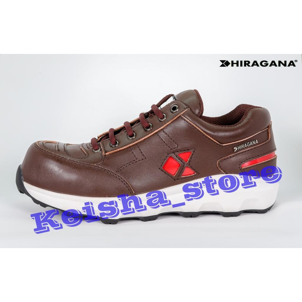 Safety Shoes Hiragana HRG-103 Coklat-Murah-Bergaransi