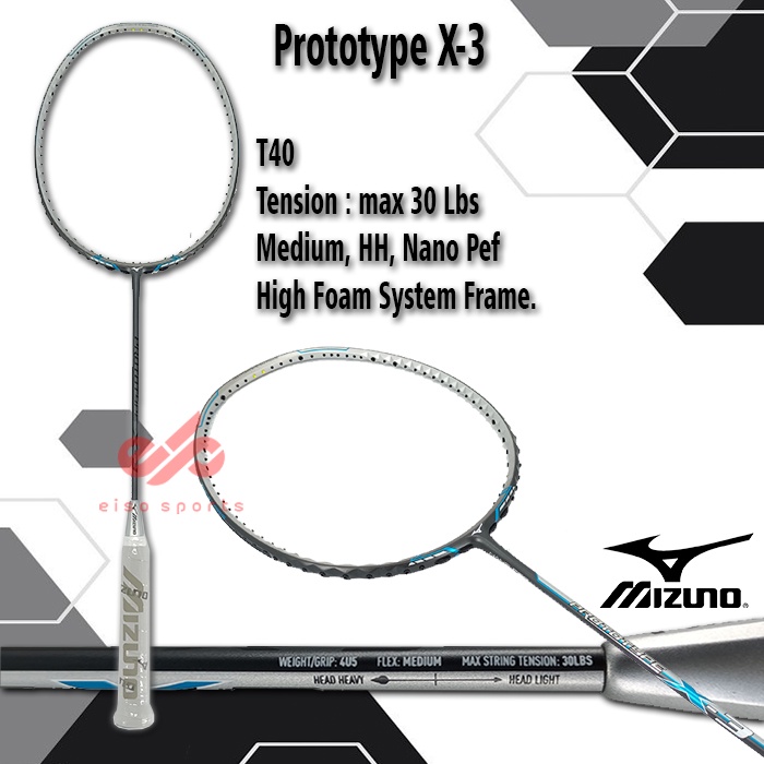 Raket Badminton Mizuno Prototype X-3 Bulutangkis