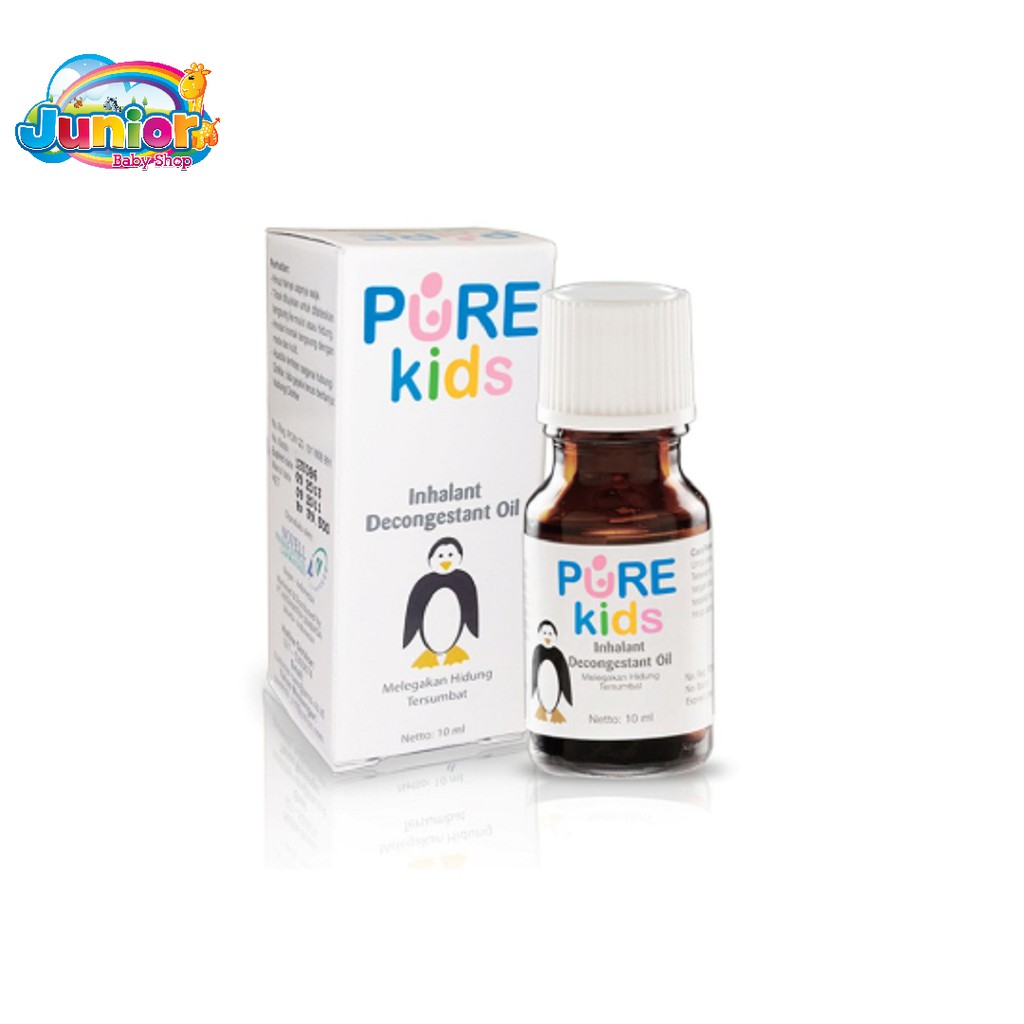 Pure Kids Inhalant Decongestant Oil 10ml - Melegakan Hidung Tersumbat