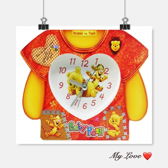 Ruibao Jam Weker/Alarm Clock Karakter Baju Kartun