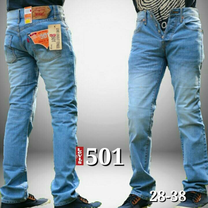 Levis 501 BIRU LANGIT (Celana Jeans Levis) Celana Jeans T1C7