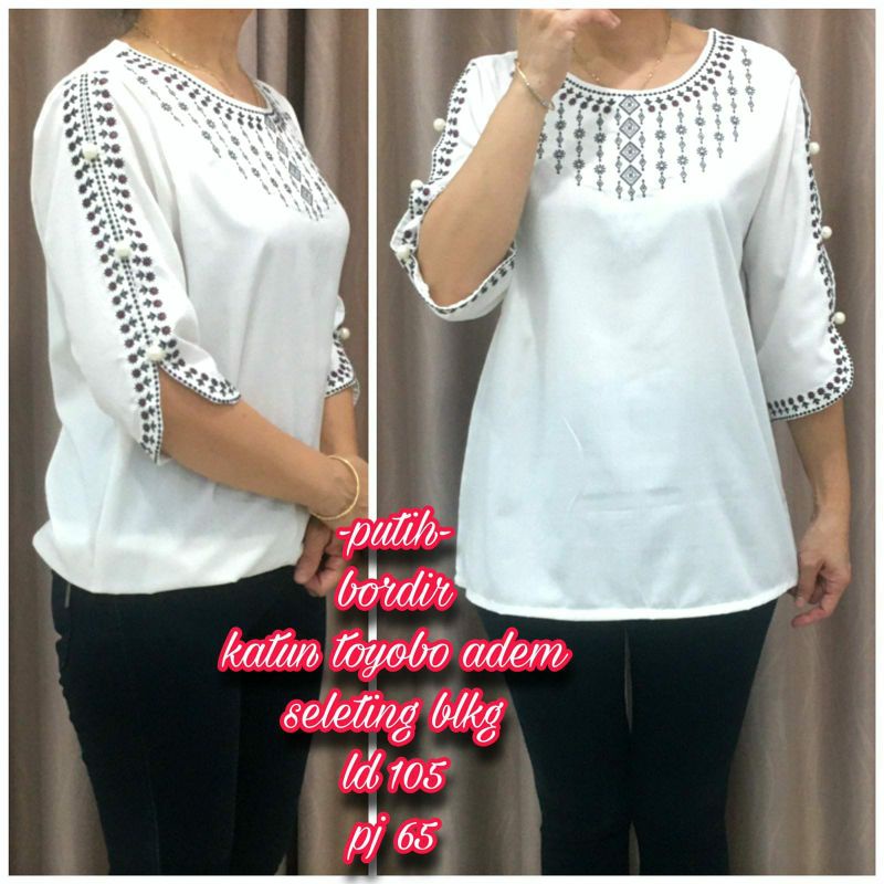 ATASAN BLUS KATUN TOYOBO ADEM
