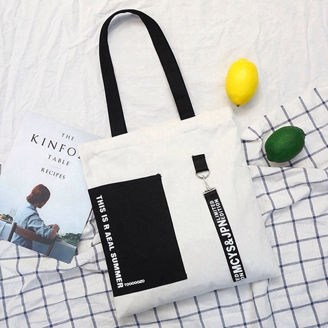 tote bag korea shopee