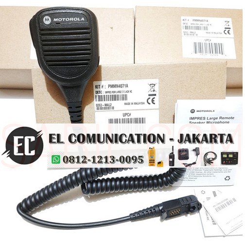 EXTRAMIC HT MOTOROLA XIR P6620i P6600 ORI PMMN4071A ORIGINAL HAND MIC MOTOROLA XIR P6620i