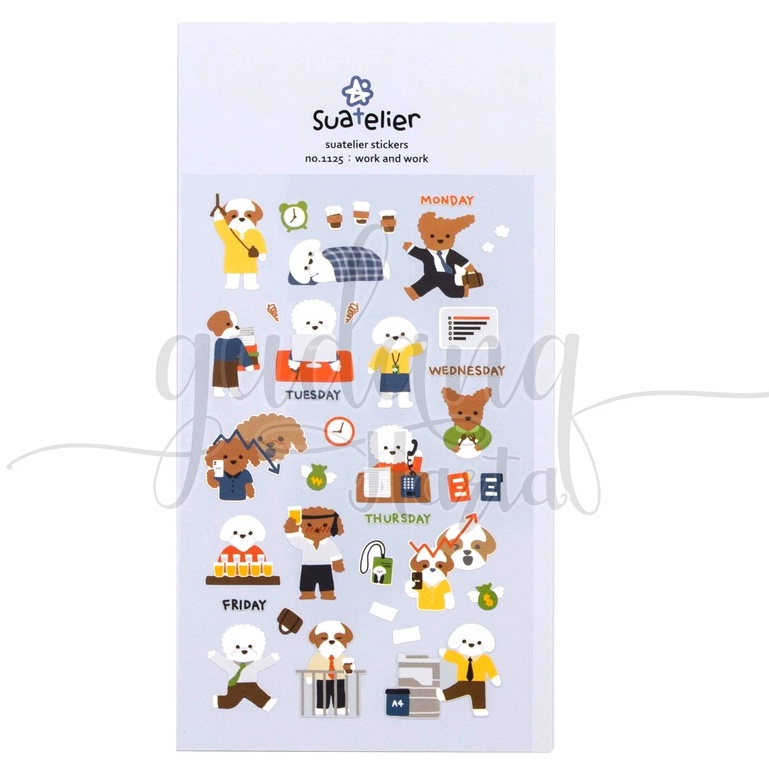 

GCC Stiker Work And Work Dog Sticker Motif Pekerja Dan Hewan Scrapbook DIY GCC 303079