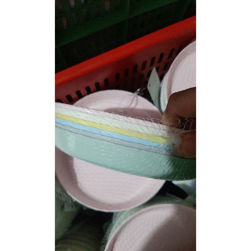 Piring Mangkok Sendok Garpu Gelas Set Macaron set isi 6pcs Piring Plastik Macaron Piring Pastel