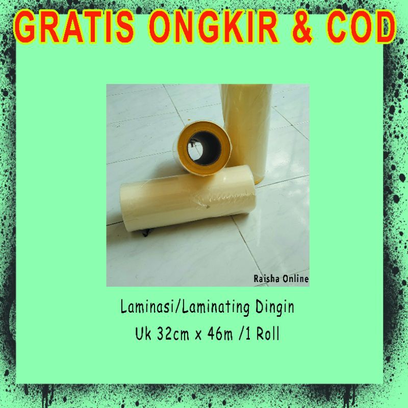 

Promo Plastik Laminasi Laminating Dingin A3 DAN A4 1 Roll GLOSSY DAN MATTE/DOFF