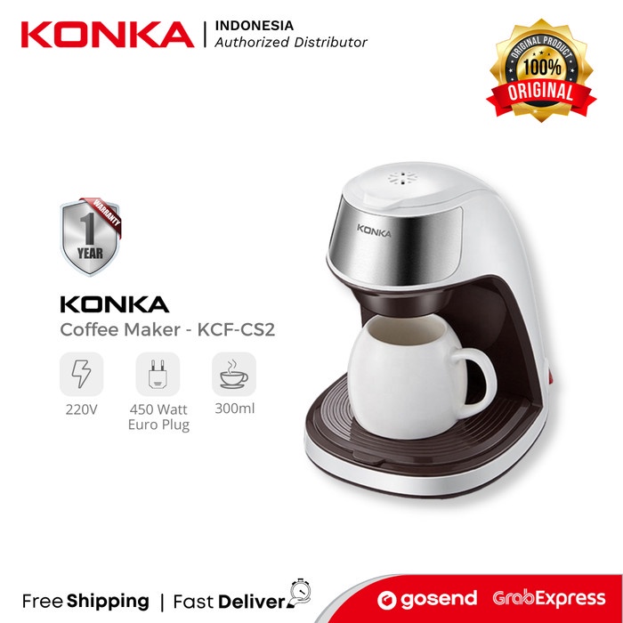Konka Coffee Maker Alat Kopi - Kcf-Cs2
