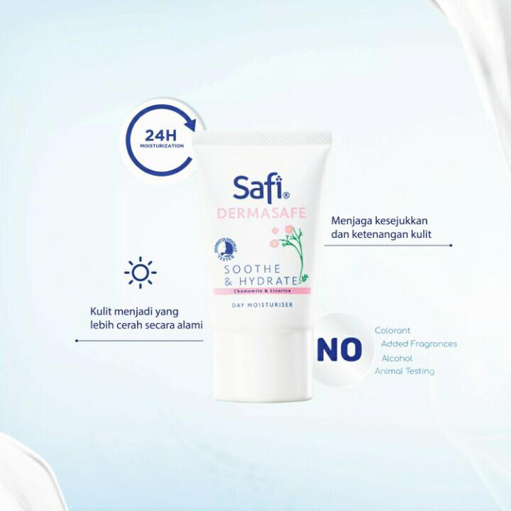 SAFI DERMASAFE DAY MOIST 50 GR 100%~ORIGINAL