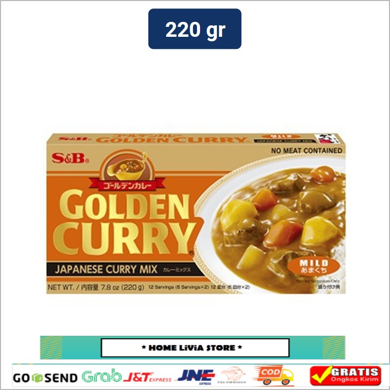 

S&B Golden Curry Japanese Curry Mix Mild 220 gr