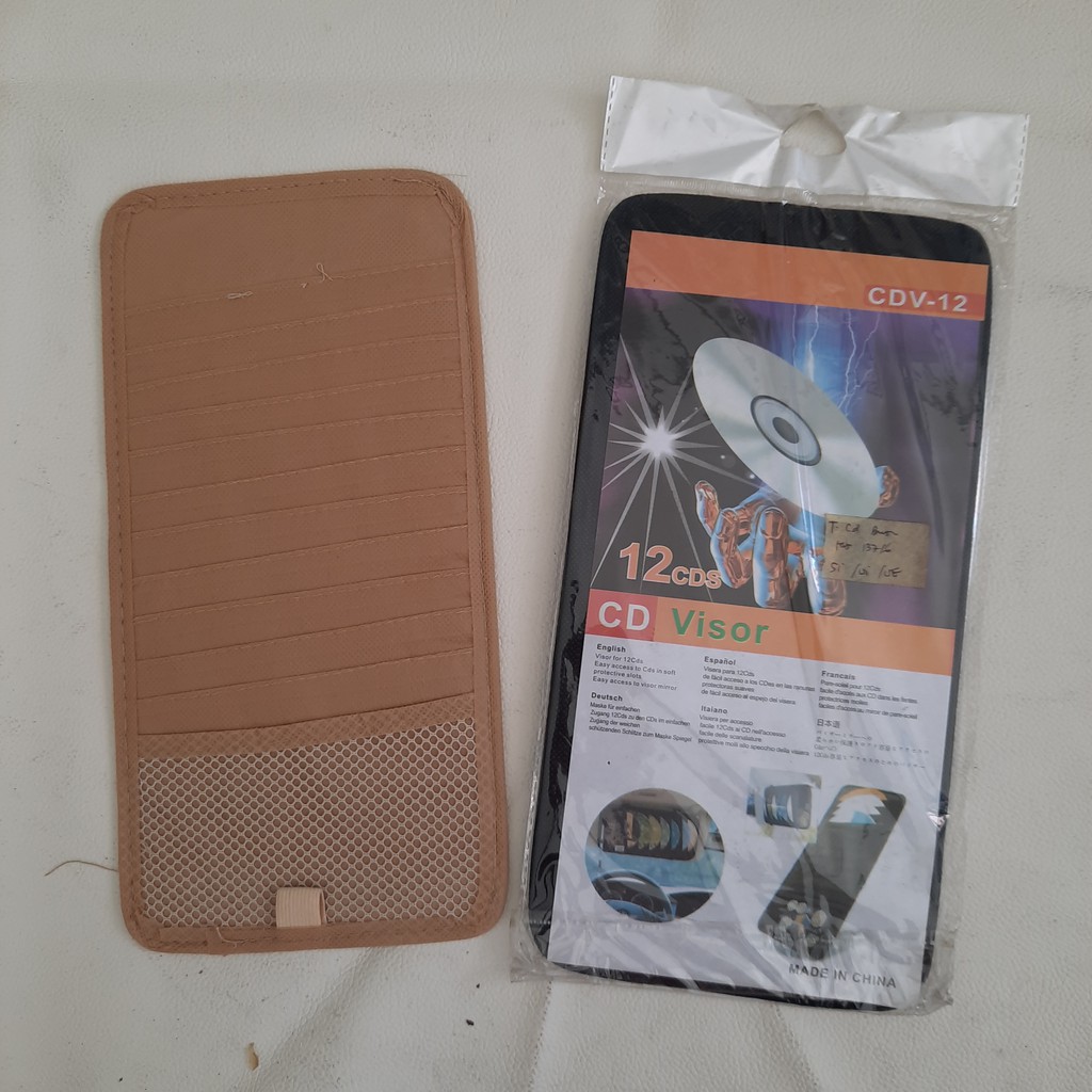 CD Visor / Tas Penyimpan DVD / Kaset / DVD Player / Dompet CD Player