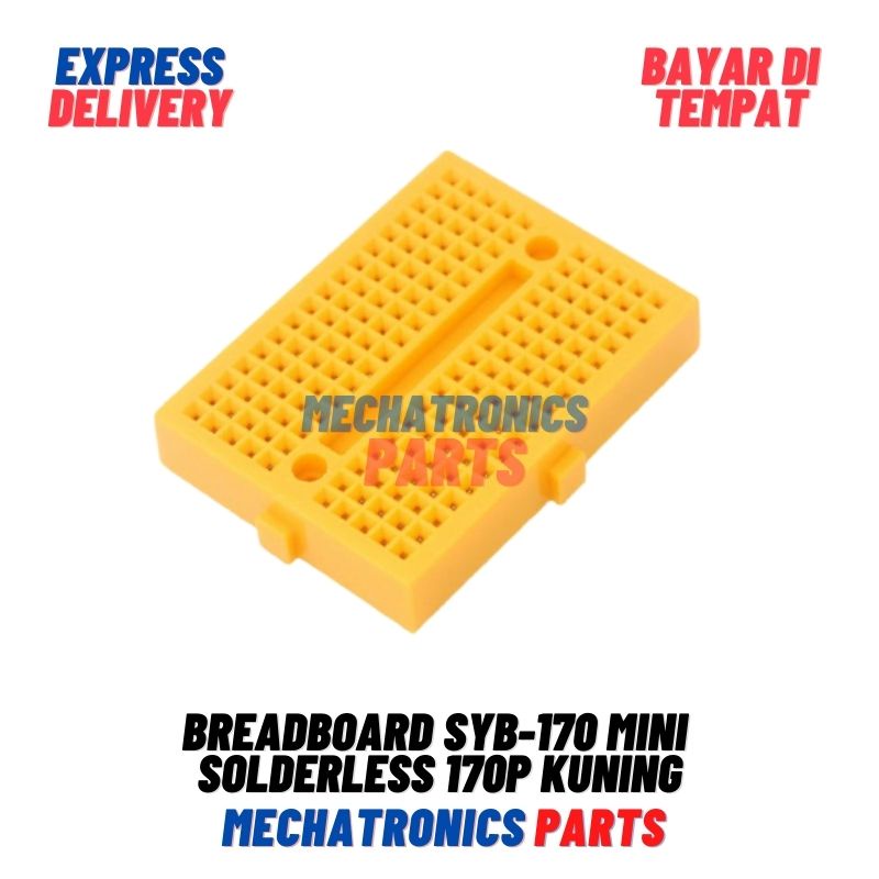 [DEV-0021K] BREADBOARD SYB-170 MINI SOLDERLESS 170 170P KUNING YELLOW