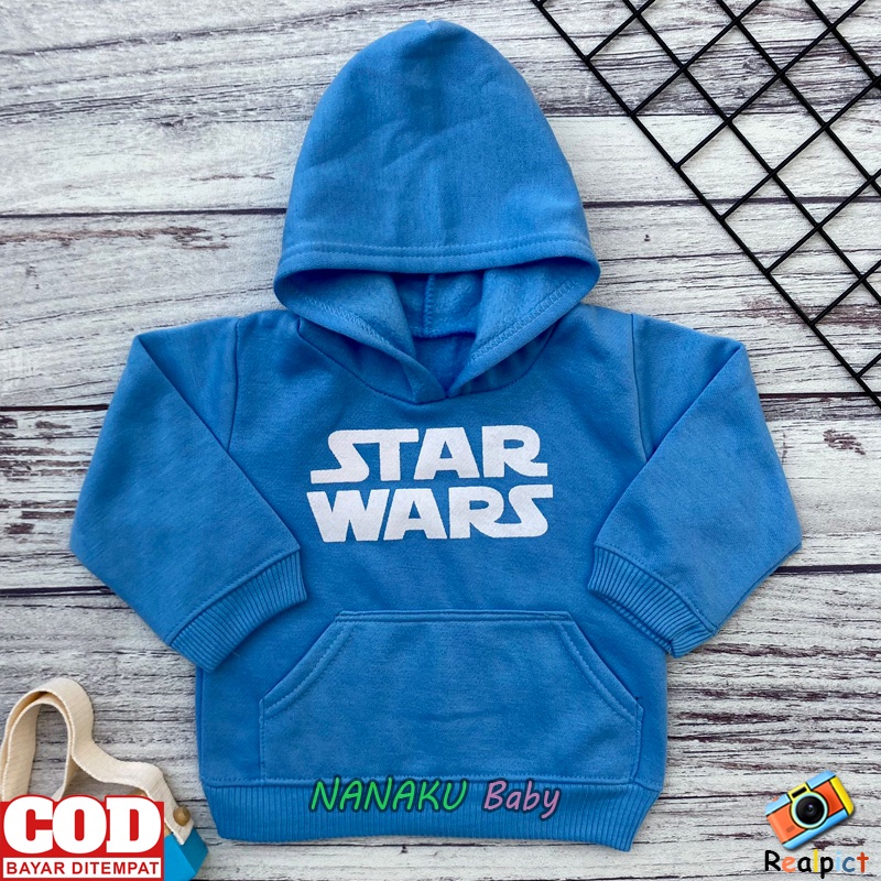 Jaket Bayi Karakter Hoodie Bayi Usia 3-12 Bulan Anababy