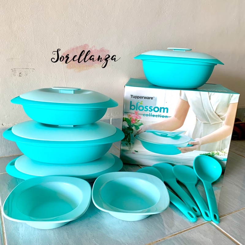 PROMO Wadah saji makanan (Blossom Collection Tupperware)