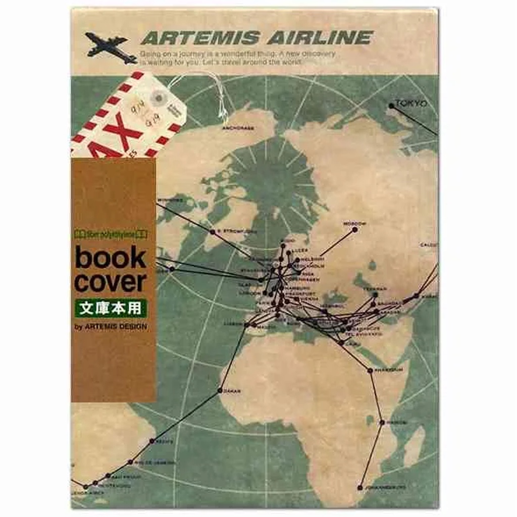 

Artemis Japan Fiber Book Cover Paperback Book Size Airline