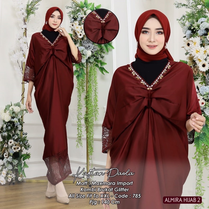 KAFTAN PAOLA MAXMARA IMPORT/Kaftan Dewasa/Kaftan terbaru