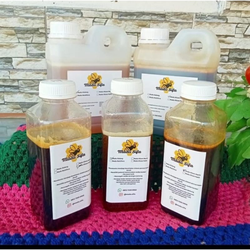 

madu hitam pahit herbal 1 kg / madu hitam propolis / madu pahit
