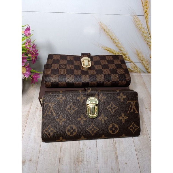 Dompet Lv Wanita Model Sodok Terbaru Import Free Box