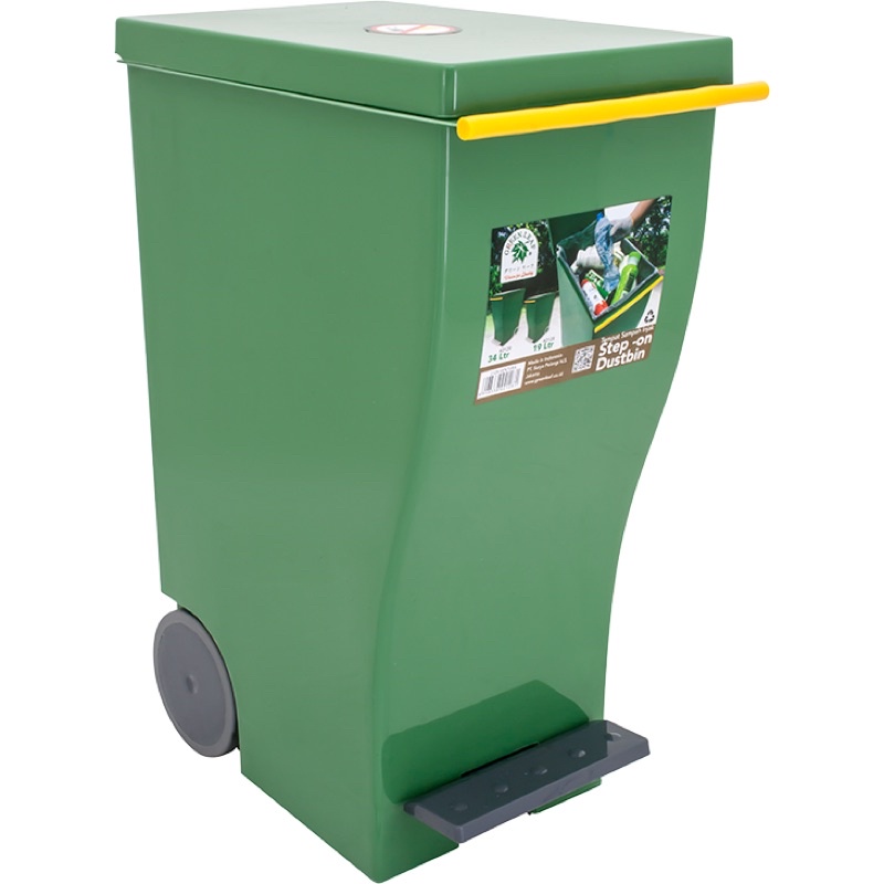 GREEN LEAF - VENTURA 2128 - TEMPAT SAMPAH INJAK RODA 20 LITER