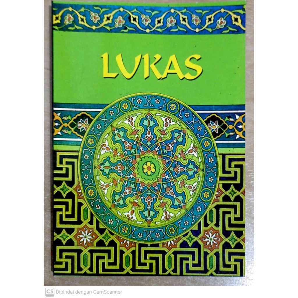 BUKU KITAB INJIL LUKAS / INJIL LUKAS