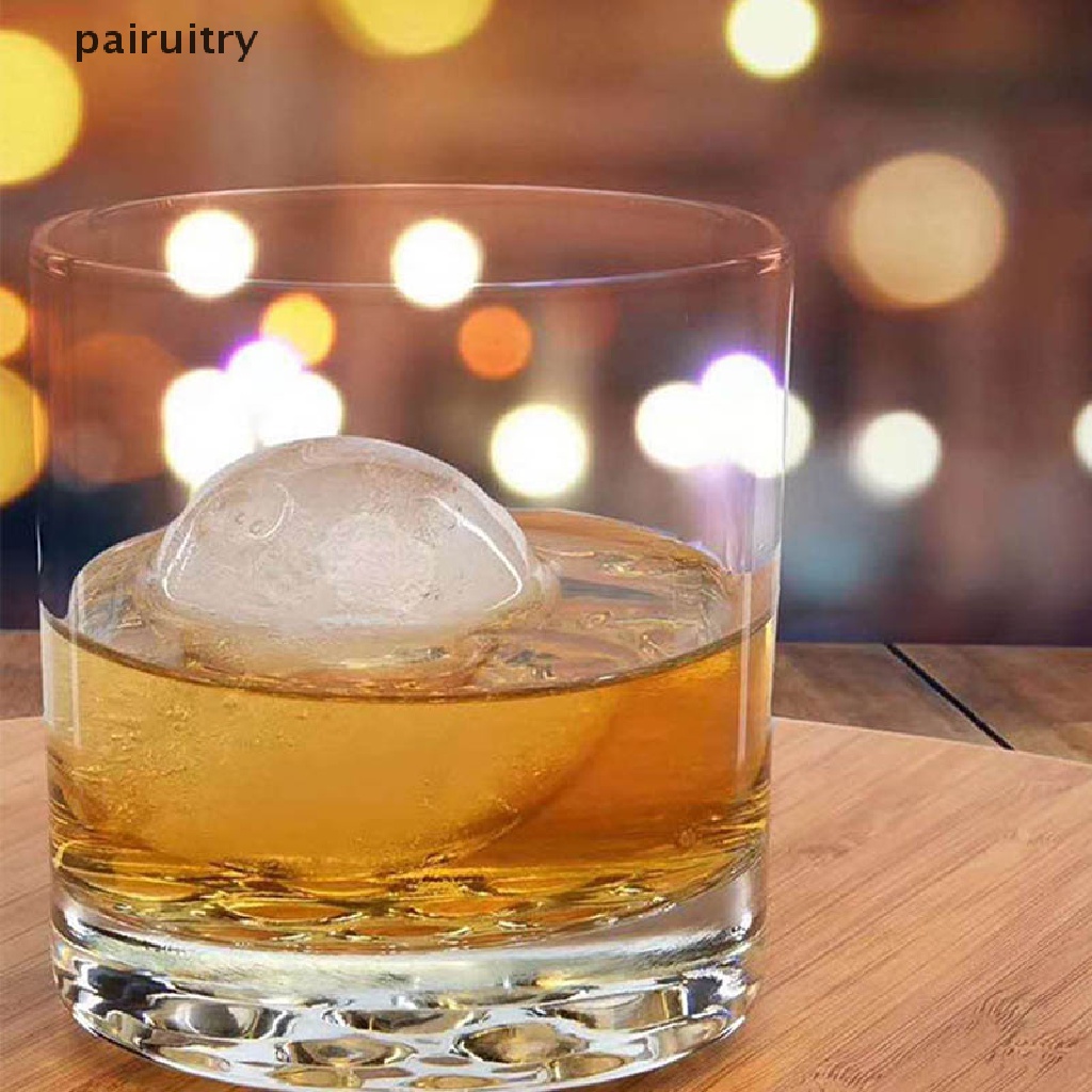 Prt Cetakan Es Batu 4 Lubang Bahan Silikon Flexible Untuk Whiskeycocktail DIY PRT