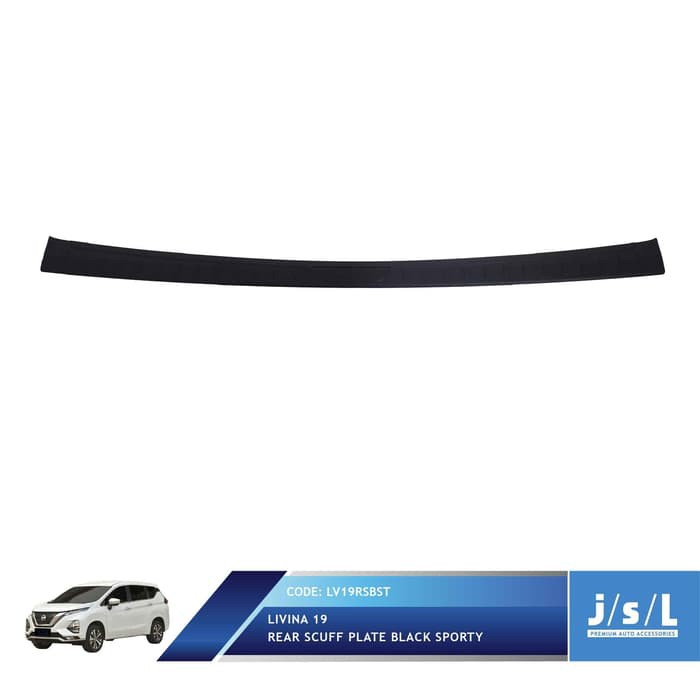 Sill Plate Belakang Livina 2019 Black Sporty