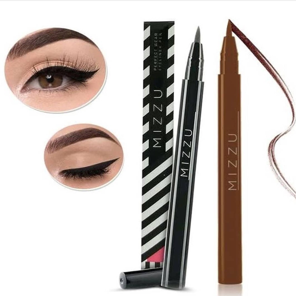 Mizzu Perfect Wear Eyeliner - EYELINER WATERPROOF - EYELINER HITAM - EYELINER FAST DRY