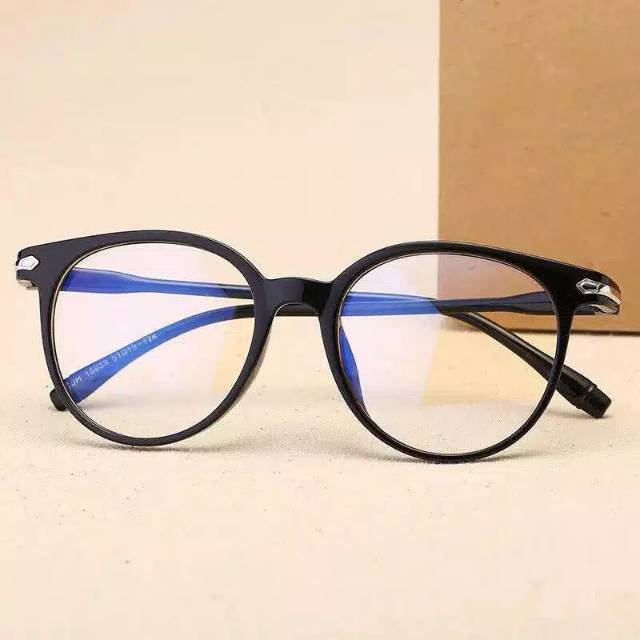 Kacamata Anti Radiasi Wanita Pria Frame Sunglasses Lensa Transparan