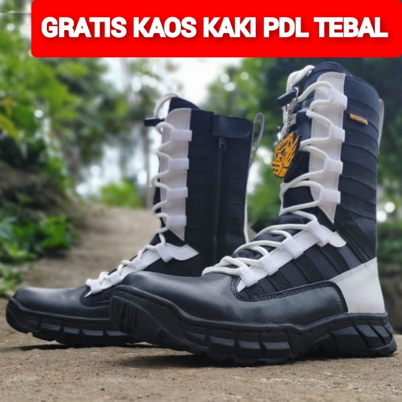 SEPATU PDL BROTRHER NINJA PROVOS POLRI TNI BAHAN KULIT SAPI ASLI SEPATU PDL DINAS LAPANGAN PROVOS TNI POLRI SECURITY SATPAM