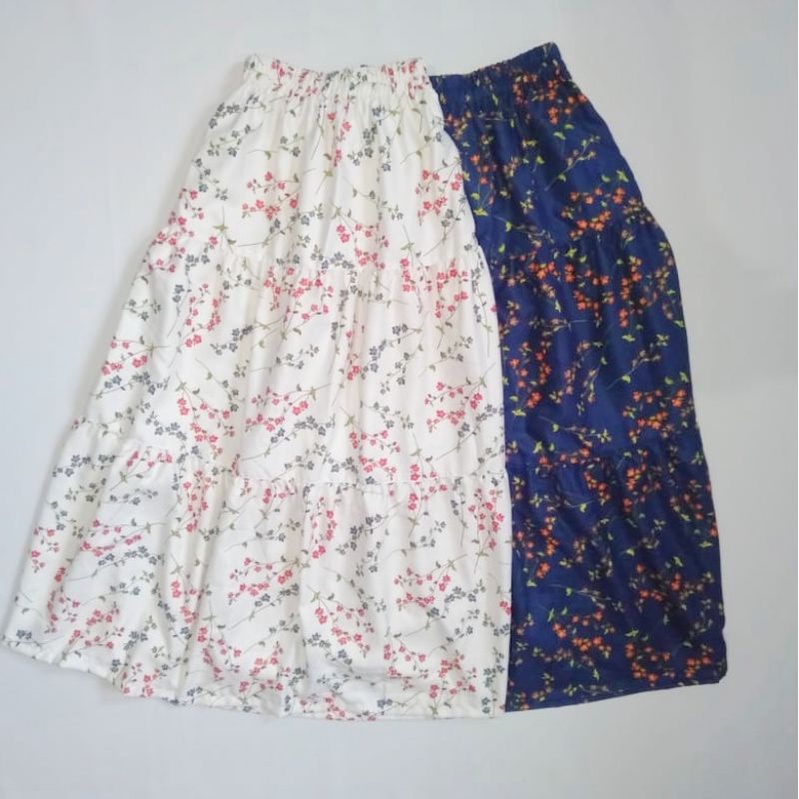 FIORE SKIRT/ ROK UMPAK BUNGA/ ROK PANJANG