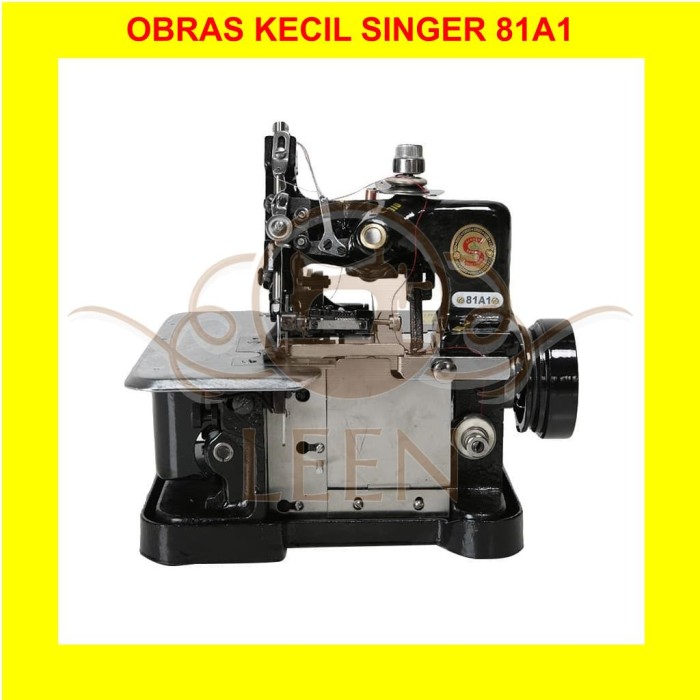 Mesin Jahit Obras 3 Benang SINGER 81A1 Tradisional FULL SET ORI LEEN