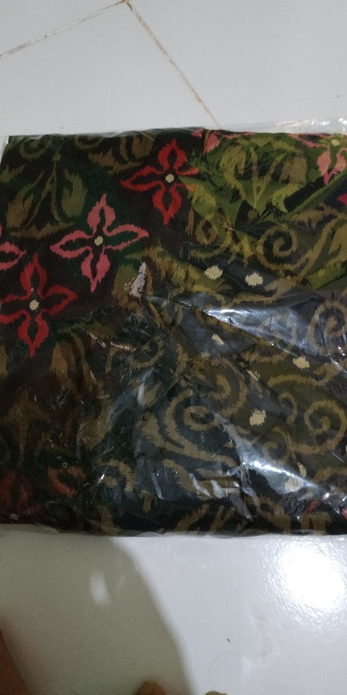 Maura Couple - Sania Ruffle Batik Couple Songket Ori Ndoro Jowo Garansi Shoppe Termurah