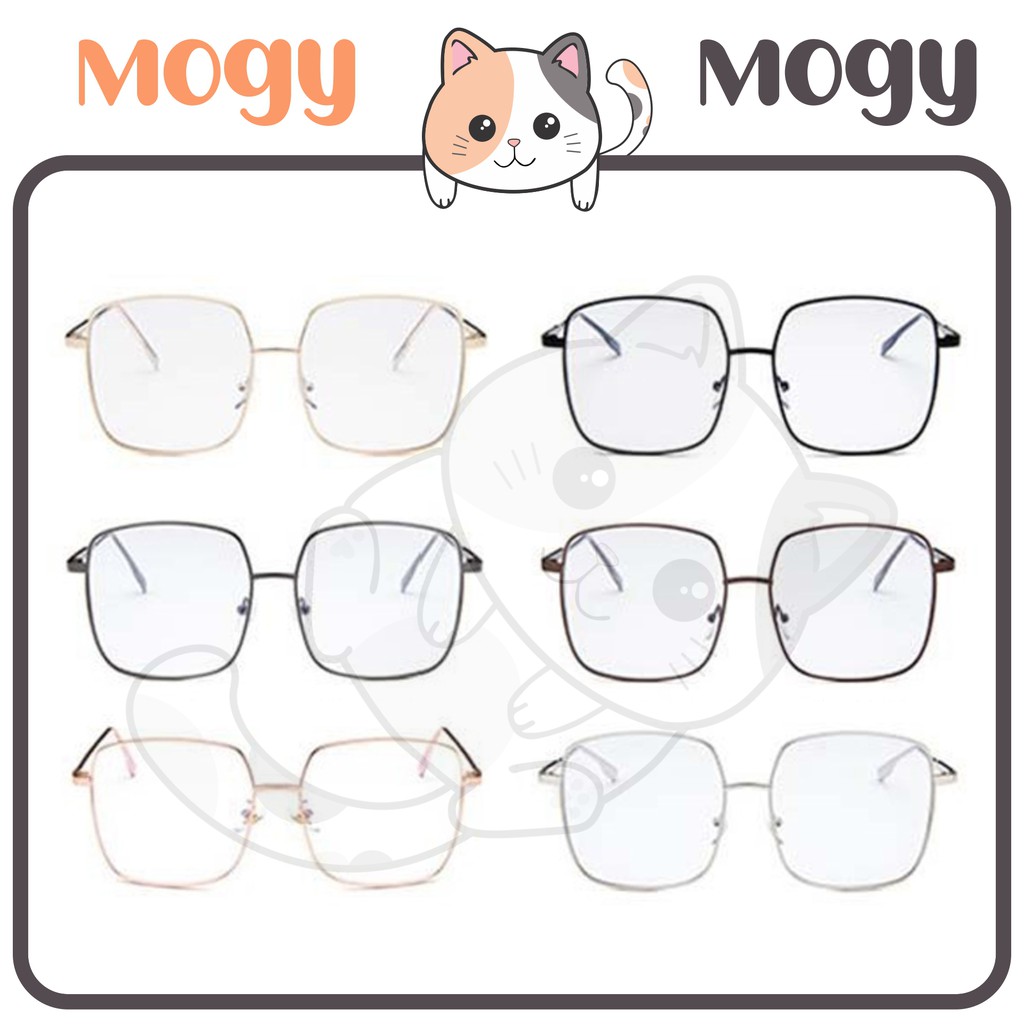 MOGYMOGY K603 Kacamata Anti Radiasi Wanita Kacamata Model Petak Pria Fashion Unisex