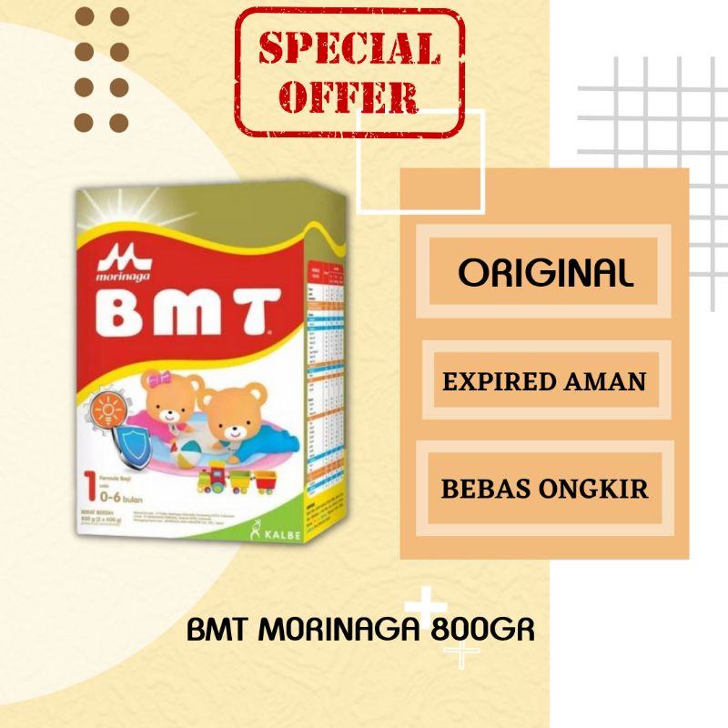 MORINAGA BMT 800GR REGULER SUSU FORMULA BAYI 0-6 BLN 800 GR
