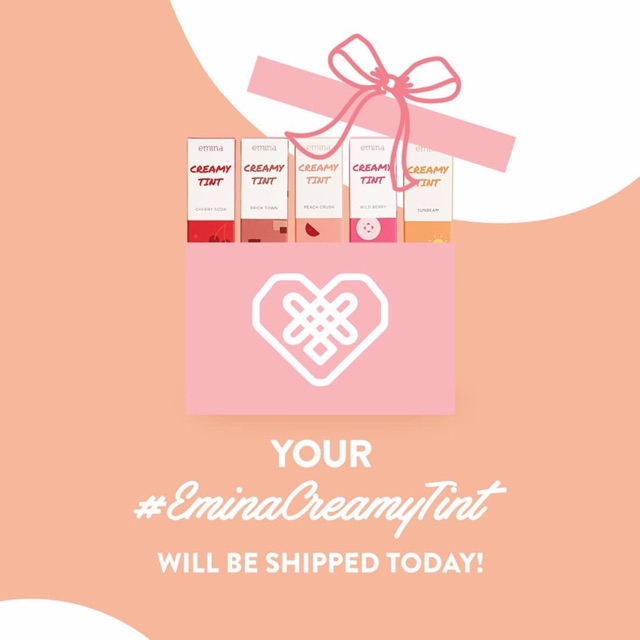 [WARNA LENGKAP] Emina Creamy Tint - READY, BISA GOJEK! Bricktown Peach Crush Sunglow Cherry Soda