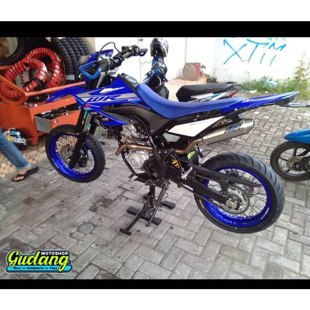 Ban Set Supermoto KLX 150 BIGFOOT DTRACKER CRF 150L WR 155 Velg Scarlet Expedition Champ Sprint XD Tinggal Pasang 300 350