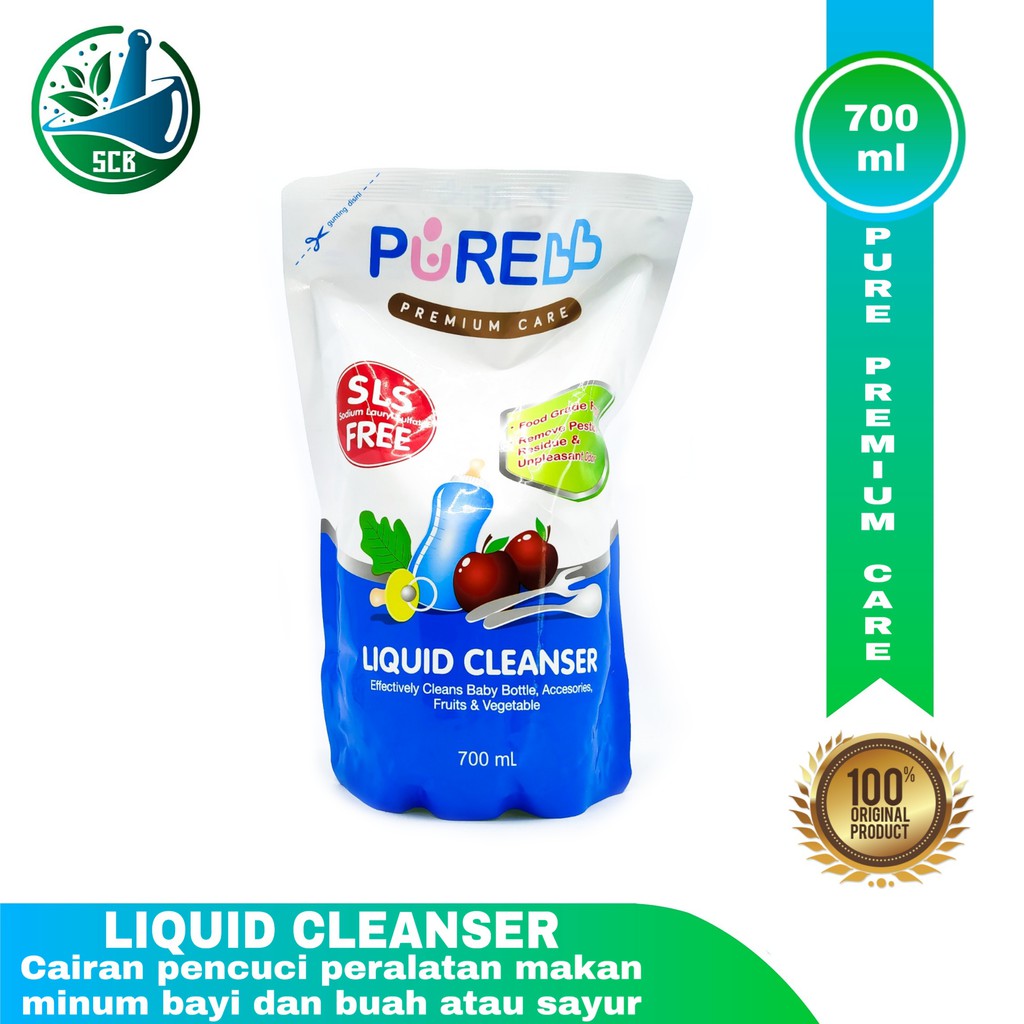 PureBB Liquid Cleanser 700ml - Sabun cuci botol susu