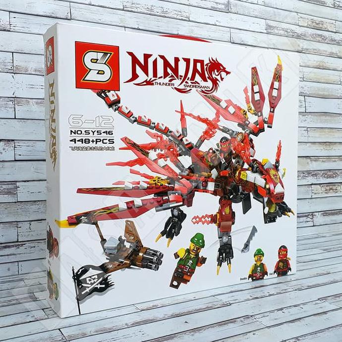 LEGO SY Brick - Ninjago Attack of the Kai Flame Fire Dragon SY546