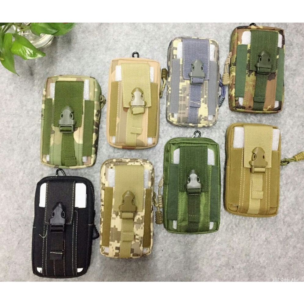 DOMPET HP PINGGANG TACTICAL LORENG MUAT HP BESAR UNTUK GESPER SABUK