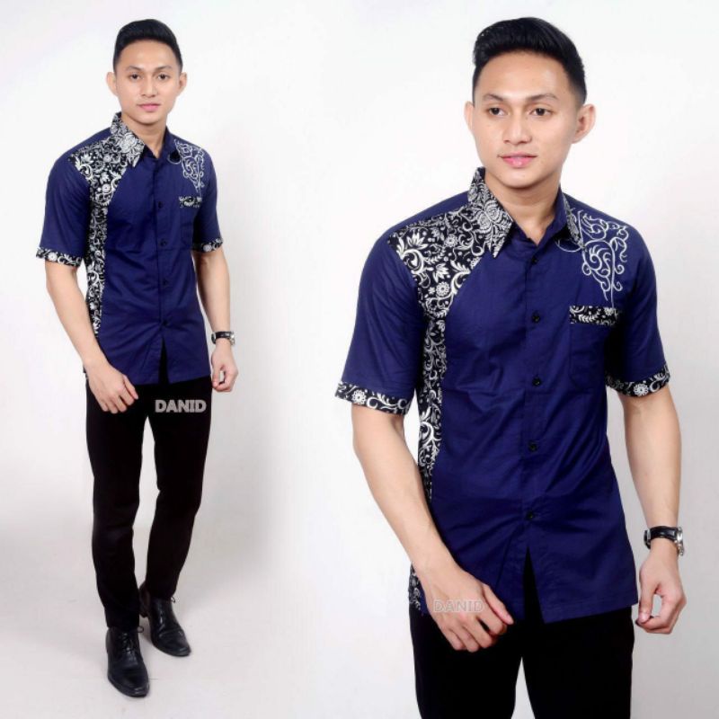 KOKO BATIK FASHION MUSLIM KOMBINASI CO7 AL HARAMAIN ABU M/L/XL DEWASA