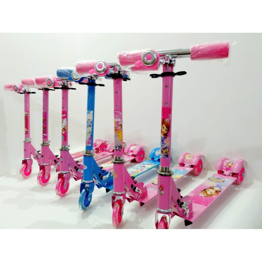 Hot Skuter Otoped Anak - Biru, FROZEN