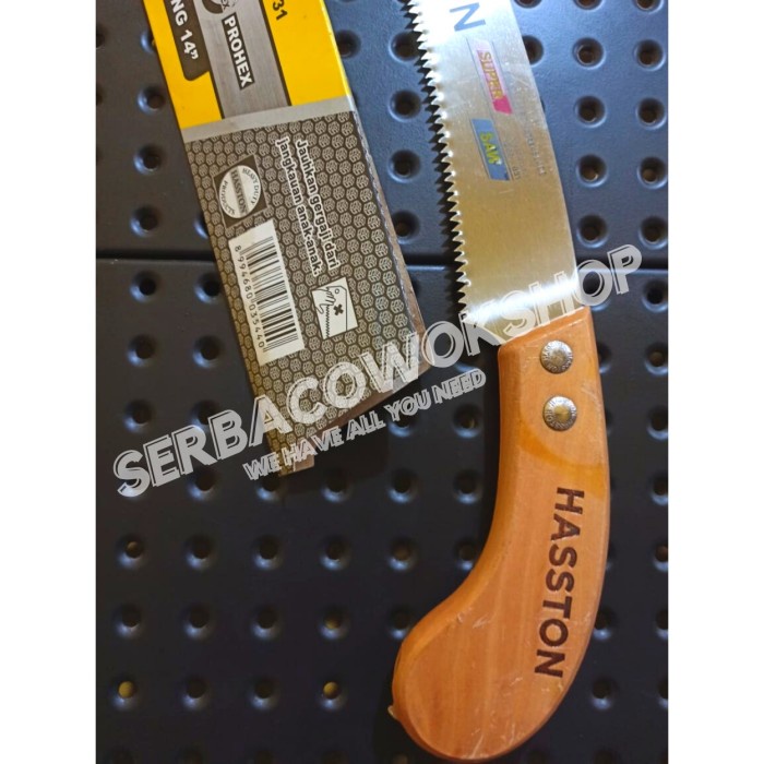 Hasston Gergaji Kopi 14&quot; Pruning Saw / Gergaji Dahan Lengkung Termurah