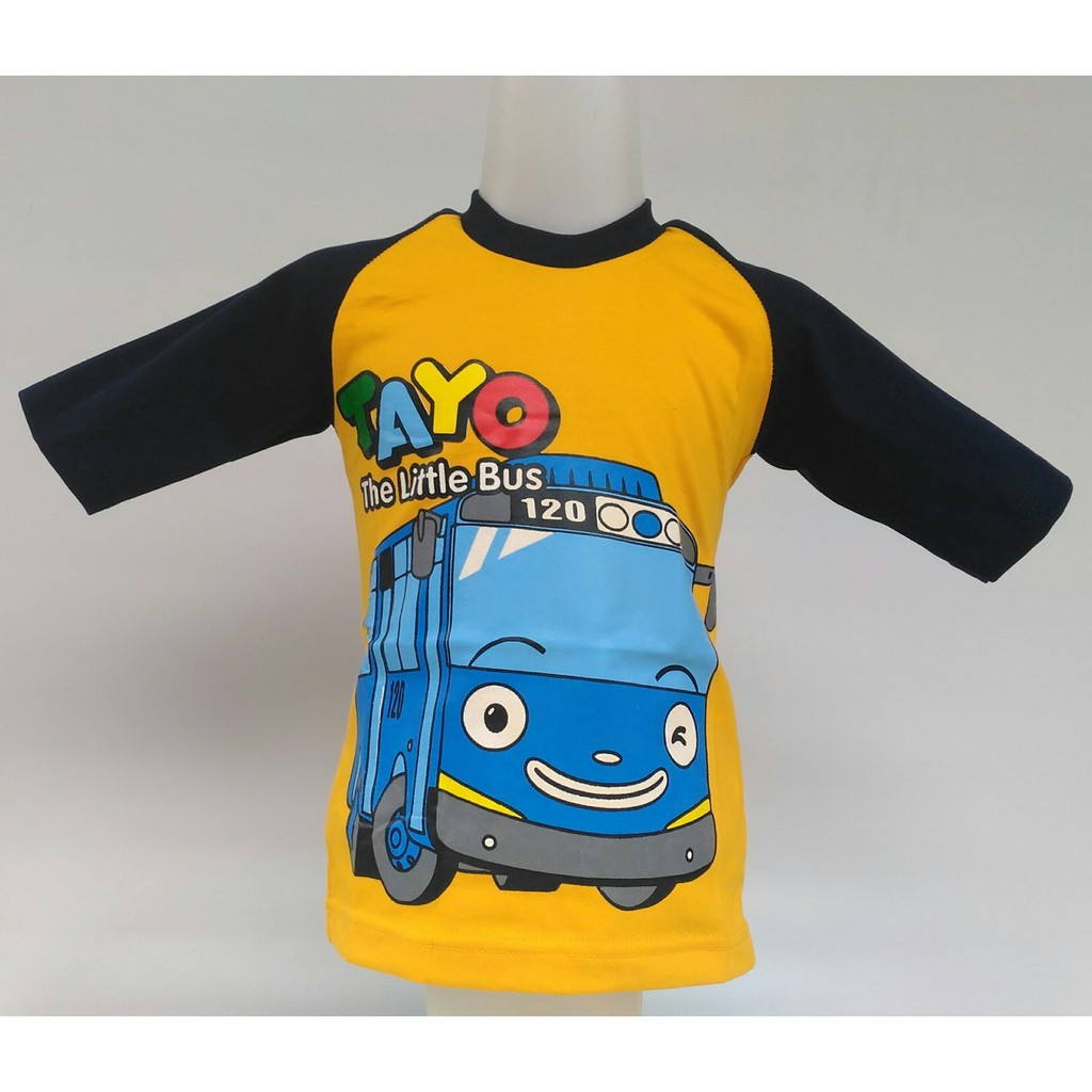  BAJU  KAOS PAKAIAN RAGLAN ATASAN KARAKTER BABY  ANAK COWO 