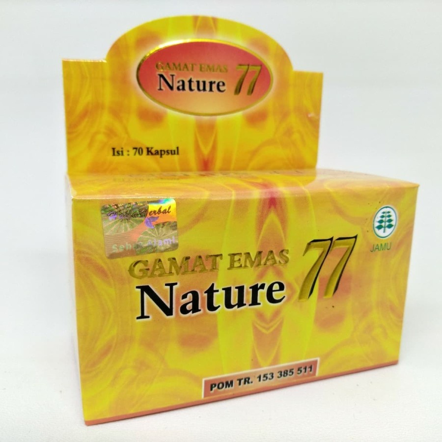 Kapsul Ekstrak Gamat Emas Nature 77