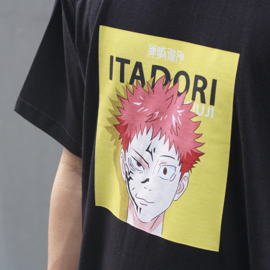 (SALE) Kaos Anime JUJUTSU KAISEN / TSHIRT / KAOS ANIME JUJUTSU KAISEN / KAOS DISTRO ANIME / GOJO SATORU / INUMAKI / ITADORI